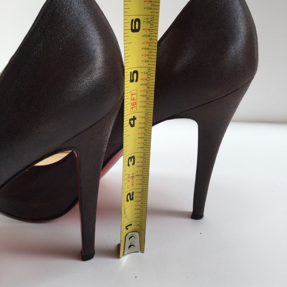 Christian Louboutin High Heels Luxury Size 39 Peep Toe Formal Office Party - Picture 13 of 16
